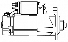Стартер для автомобилей Land Rover Discovery Sport (14-) 2.0TD (Start-Stop) 2кВт