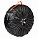 Чехлы для колес, размер R 13-17&quot;, комплект 4 шт., цвет черный/оранжевый airline AO-WC-10 