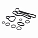 Кмпл прокладок теплообменника для автомобилей Chevrolet Cruze (09-)/Opel Astra H (04-) (9шт)