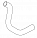 Патрубок охл. для а/м Москвич 3 (22-)/JAC JS4 (20-) 1.5T нижн. (EPDM, 1 шт.)