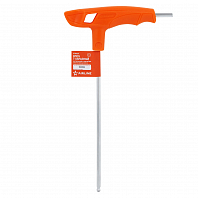 Ключ Т-образный шестигранный с шаром 4мм пластиковая рукоятка