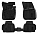 Ковры для Ford Mondeo SD (2015-), 4 шт., выс. борт, 3D с подпятником, ТЭП, черн. airline ACM-PS-31 1526902 1624172 1728715