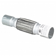 Переходник 55/60 L=300 под хомут с виброкомпенсатором 55х150 (нержавеющая алюминизированная сталь)
