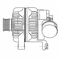 Генератор для автомобилей BMW 5 E39 (95-)/3 E46 (98-) 2.0i/2.5i 120A (LG 2624)