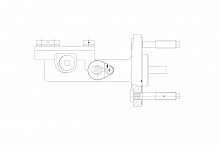 Цилиндр сцепления для автомобилей Honda Stream (00-) (правый руль) главный