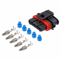 Разъём 5 pin без проводов для датчика масс. расх. возд. Лада 2110-2123, ГАЗ Газель, УАЗ