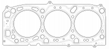Прокладка ГБЦ для а/м Mitsubishi Pajero IV (06-) 3.8i [6G75] (лев.)
