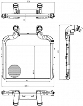 ОНВ (радиатор интеркулера) для автомобилей DAF XF (13-)/CF (13-) (Euro 6)