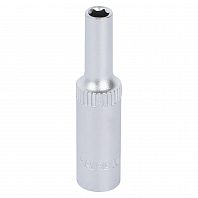 Головка торцевая 1/4" шестигранная 4.5мм глубокая