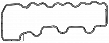 Прокладка клапанной крышки для а/м Mercedes-Benz M W163 (97-)/E W210 (95-) 3.2i (левая)