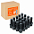 Болт колесный M14x1,5x33x58, сфера R14, ключ 19, чёрный электрофорез для а/м VW/Mercedes airline ABLT016 7201016 A601 401 02 70 9023340301 A 902 334 03 01 701601139 701 601 139 B 2D0 601 139