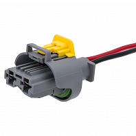 Разъём 2 pin с проводами для резистора э/вентил. охл. Nissan Qashqai II