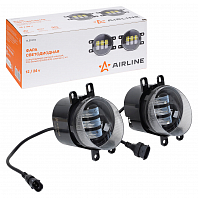 Фары противотуманные светодиодные для Toyota, Lexus, 32Вт (16Вт x 2), H11, Белый, комплект 2 шт.