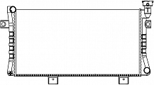 Радиатор охлаждения для а/м Лада 21213 Niva (паяный) МП-серия