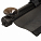 Шторка солнцезащитная выдвижная, рулонного типа, 40*45см, 1 шт., цвет черн. airline ASPS-R-14 