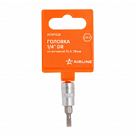 Головка 1/4" DR со вставкой SL4, 38мм