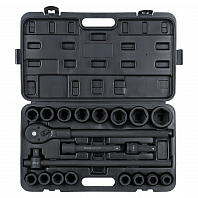 Набор головок ударных 3/4" 20пр. (19-50мм) пласт.кейс