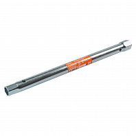 Ключ свечной трубчатый двусторонний 16x21x350мм с резиновым фиксатором