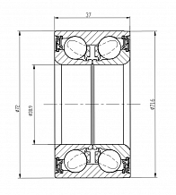 Подшипник ступицы передней для автомобиля BMW 3 E30 (82-)/3 E36 (90-)