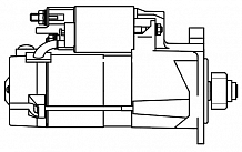 Стартер для автомобилей Land Rover Discovery Sport (14-)/Range Rover Evoque (11-) 2.0D MT 2кВт