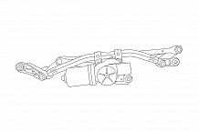 Стеклоочиститель в сборе для автомобилей Nissan Micra III (02-)