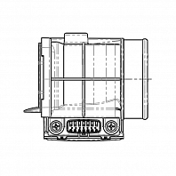 Датчик массового расхода воздуха для автомобилей Mitsubishi Outlander I (03-) 2.0i