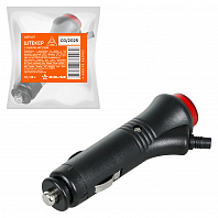 Штекер 12/24В, предохранитель 3А, с выключателем