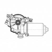 Моторедуктор стеклоочистителя для автомобилей Toyota Land Cruiser Prado 150 (09-)/Mazda 6 (07-) (перед.)