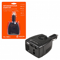 Инвертор автомобильный 12В-220В, 150 Вт