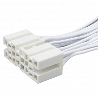 Разъём 16 pin с проводами для блока управления освещением Лада Granta, Kalina 2