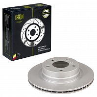 Диск тормозной для автомобилей BMW 3 (F30) (11-)  /  4 (F32) (13-)  /  1 (F20) (11-) задний d=300 окрашенный