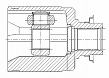 ШРУС внутренний правый для автомобилей Honda Accord (08-) 2.4i AT/5MT