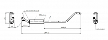 Глушитель для автомобилей Peugeot 408 (10-) 1.6i дополнительный (резонатор) (алюминизированная сталь)