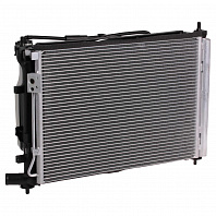 Блок охлаждения (радиатор+конденсор+вентилятор) для автомобилей Solaris (17-)/Rio (17-) AT