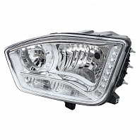 Фара для автомобилей Foton Auman тягач (головного света) галоген, с ДХО, электрический корректор, левая