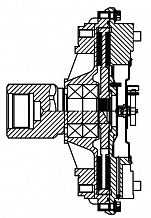 Муфта вязкостная для автомобилей МАЗ с двиг. ЯМЗ-536 (без крыльчатки)