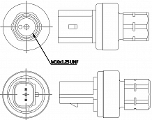 Датчик давления хладагента для автомобилей Ford Focus III (11-)