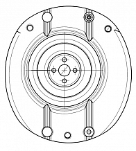 Опора амортизатора для автомобилей Peugeot 206 (98-) (передняя левая с подшипником) (стандартная подвеска)