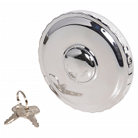 Крышка бензобака 80мм с замком, универсальная, полуоборотная, металлическая для а/м Камаз/DAF/Iveco/MAN/Volvo/Renault