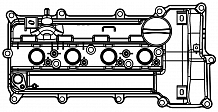 Крышка клапанная для а/м Hyundai Solaris (17-)/Kia Rio (17-) 1.4i [G4LC]