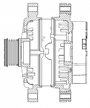 Генератор для автомобилей Land Rover Freelander II (06-) 2.2TDi/Ford Mondeo IV (07-) 2.0TDCi 150A