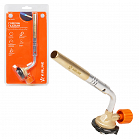 Горелка газовая на цанговый баллон, ручн.поджиг, сопло D12*130мм, латун.клапан