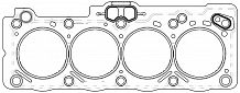 Прокладка ГБЦ для а/м Geely MK (06-)/Toyota Corolla (91-) 1.5i [5A-FE]