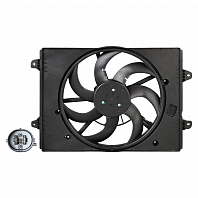 Электровентилятор охлаждения для а/м Omoda C5 (22-)/Jaecoo J7 (23-) 1.6T (с кожухом)