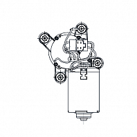 Моторедуктор стеклоочистителя для автомобилей Mitsubishi Pajero II (90-) (перед.)