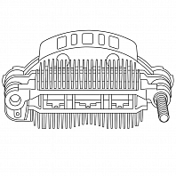 Мост диодный генератора для автомобилей Mitsubishi Outlander III (12-) 2.0i/Outlander II (07-) 2.4i
