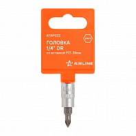 Головка 1/4" DR со вставкой PZ1, 38мм