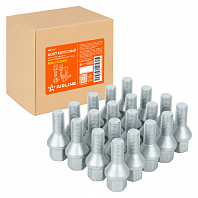 Болт колесный M12x1,5x22x51, конус, ключ 17, дакромет Лада/Renault/Dacia