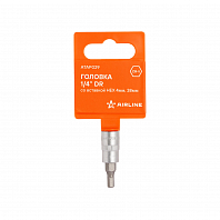 Головка 1/4" DR со вставкой HEX 4мм, 38мм