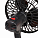 Вентилятор в салон 12,5 см на гибкой штанге в прикуриватель пластик 12В airline ACF-12-02 